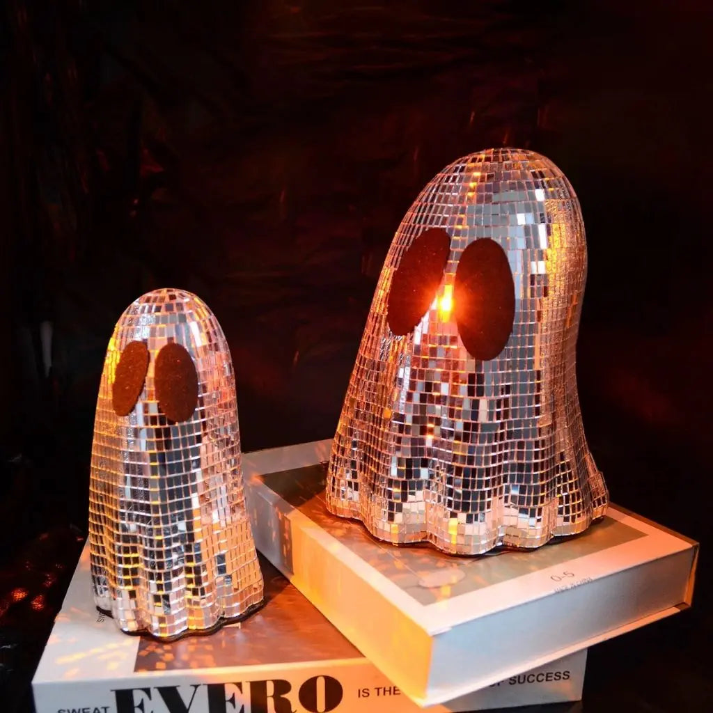Marlo Halloween Glass Mosaic Disco Ghosts
