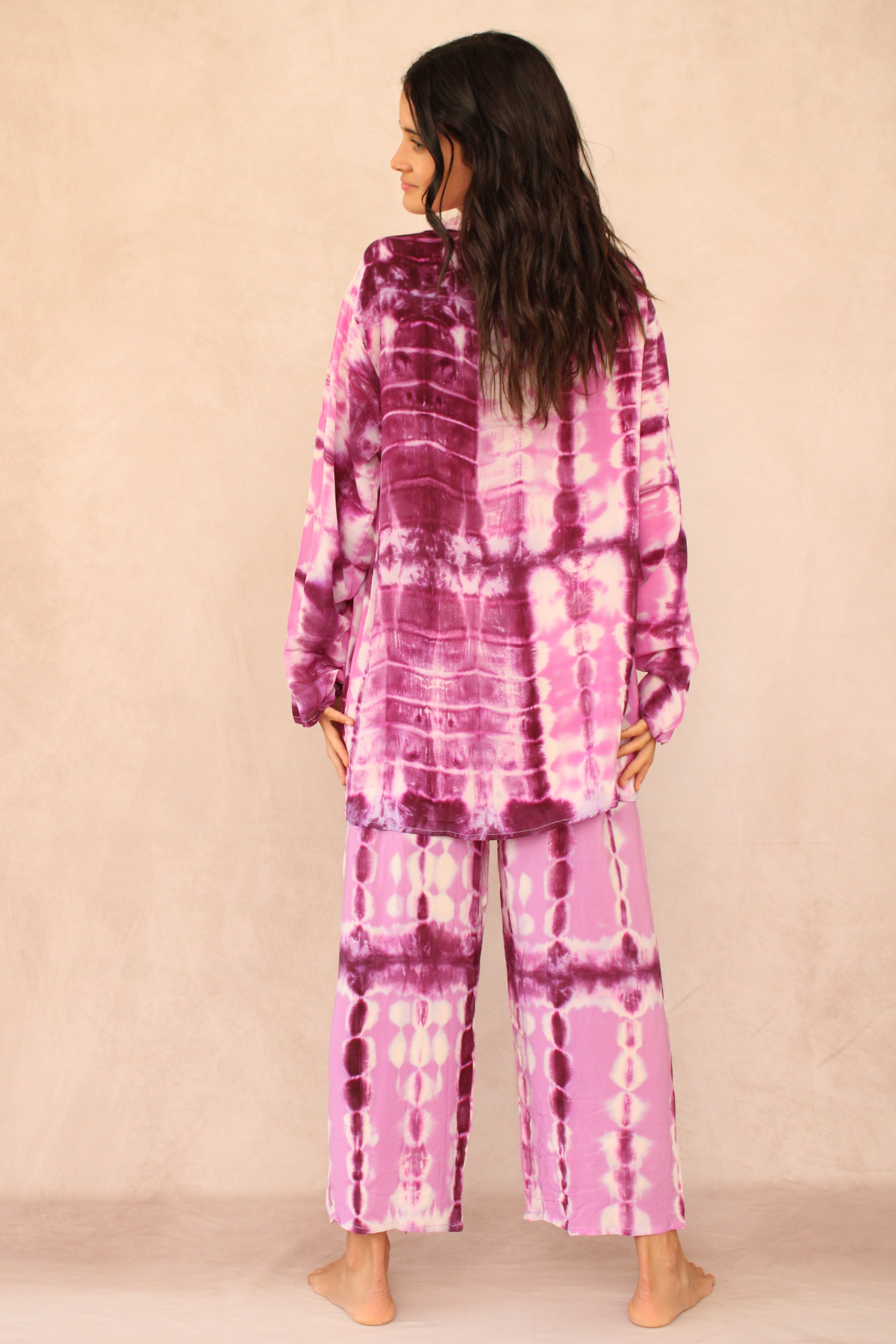 SHIBORI SILK SET