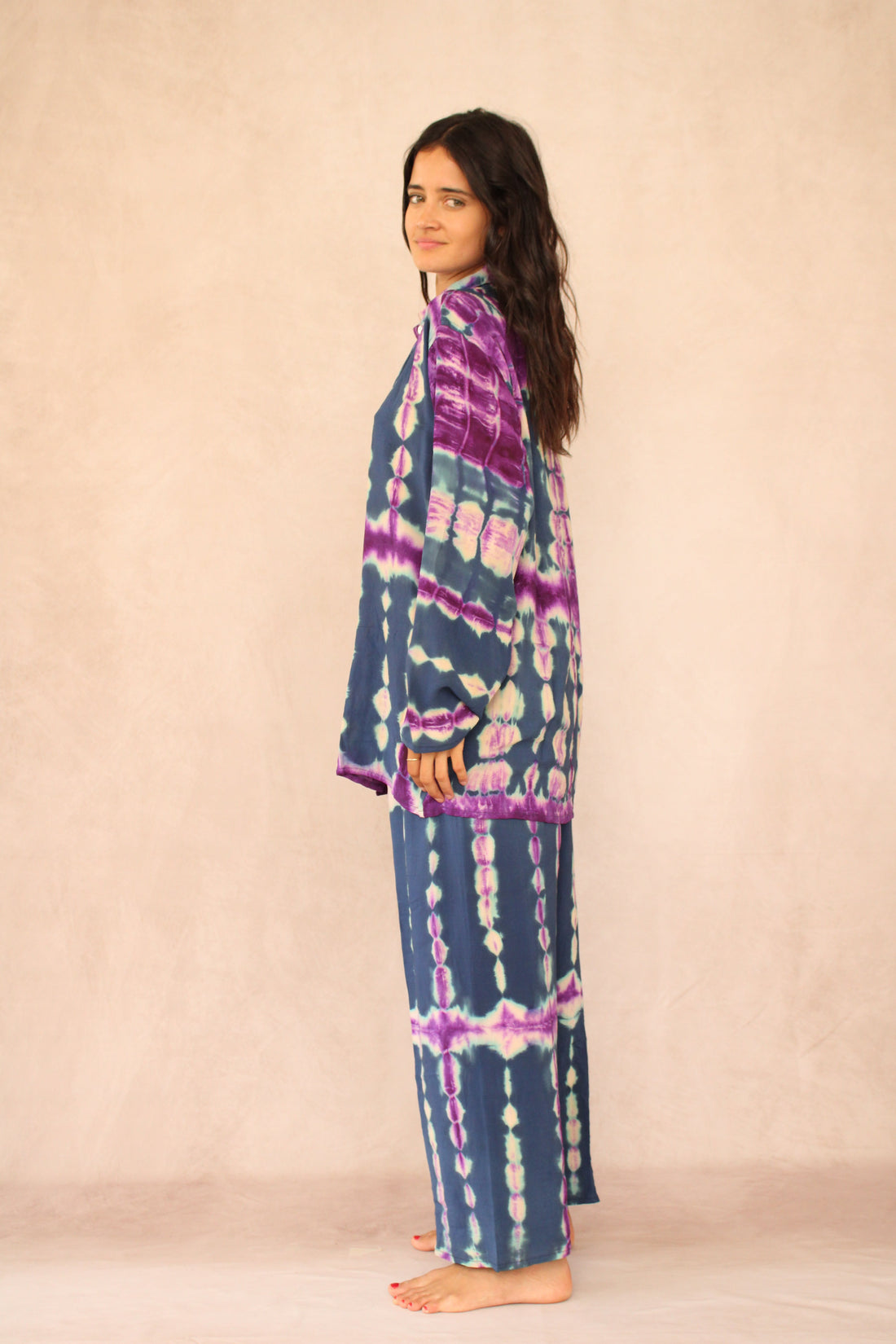 SHIBORI SILK SET