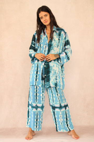 SHIBORI SILK SET
