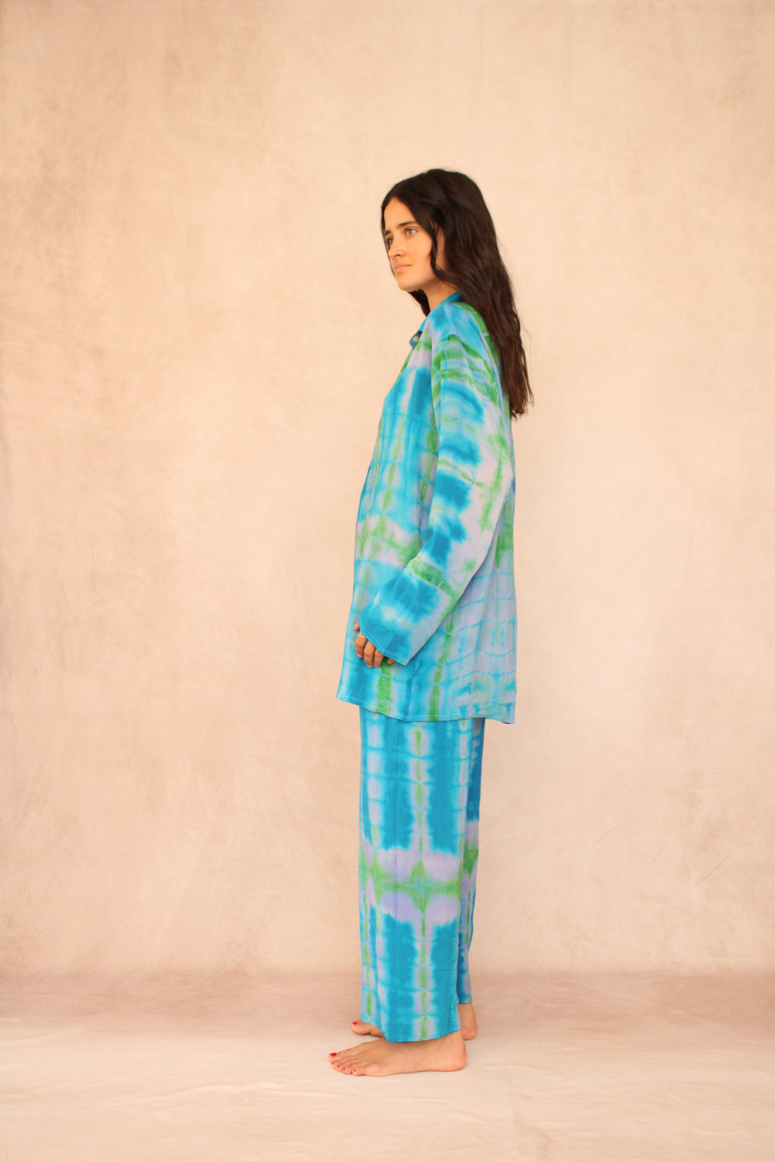 SHIBORI SILK SET