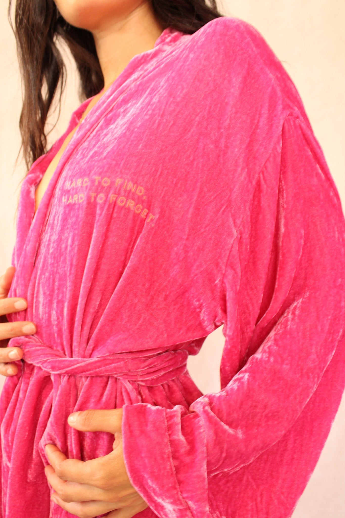 OLIVIA STEELE PINK VELVET SET