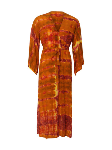 SHIBORI SILK KIMONO