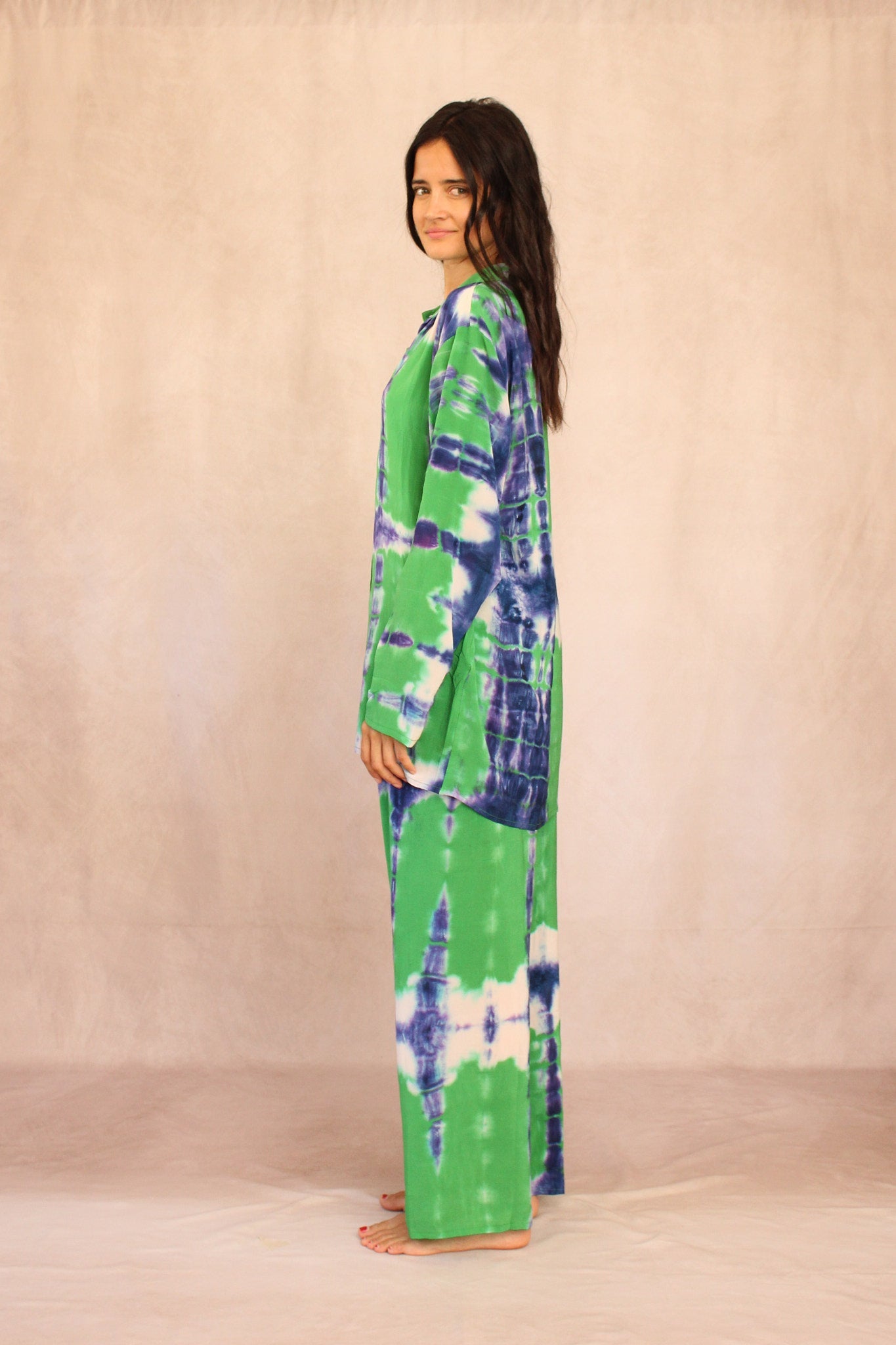 SHIBORI SILK SET