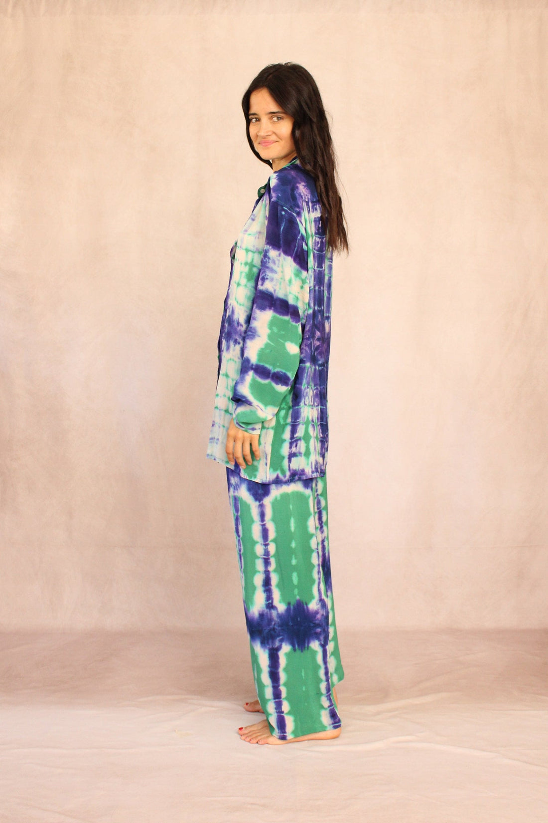 SHIBORI SILK SET