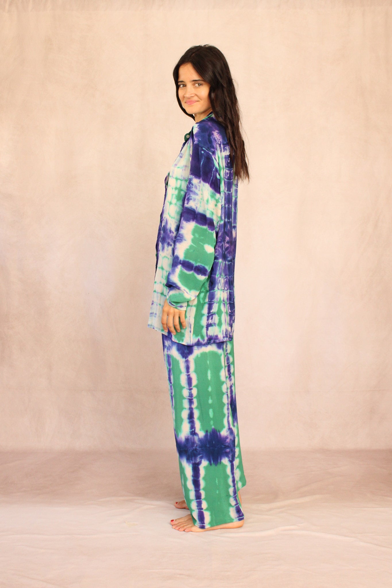 SHIBORI SILK SET