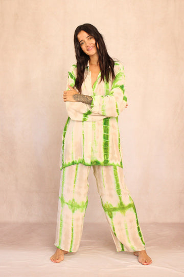 SHIBORI SILK SET