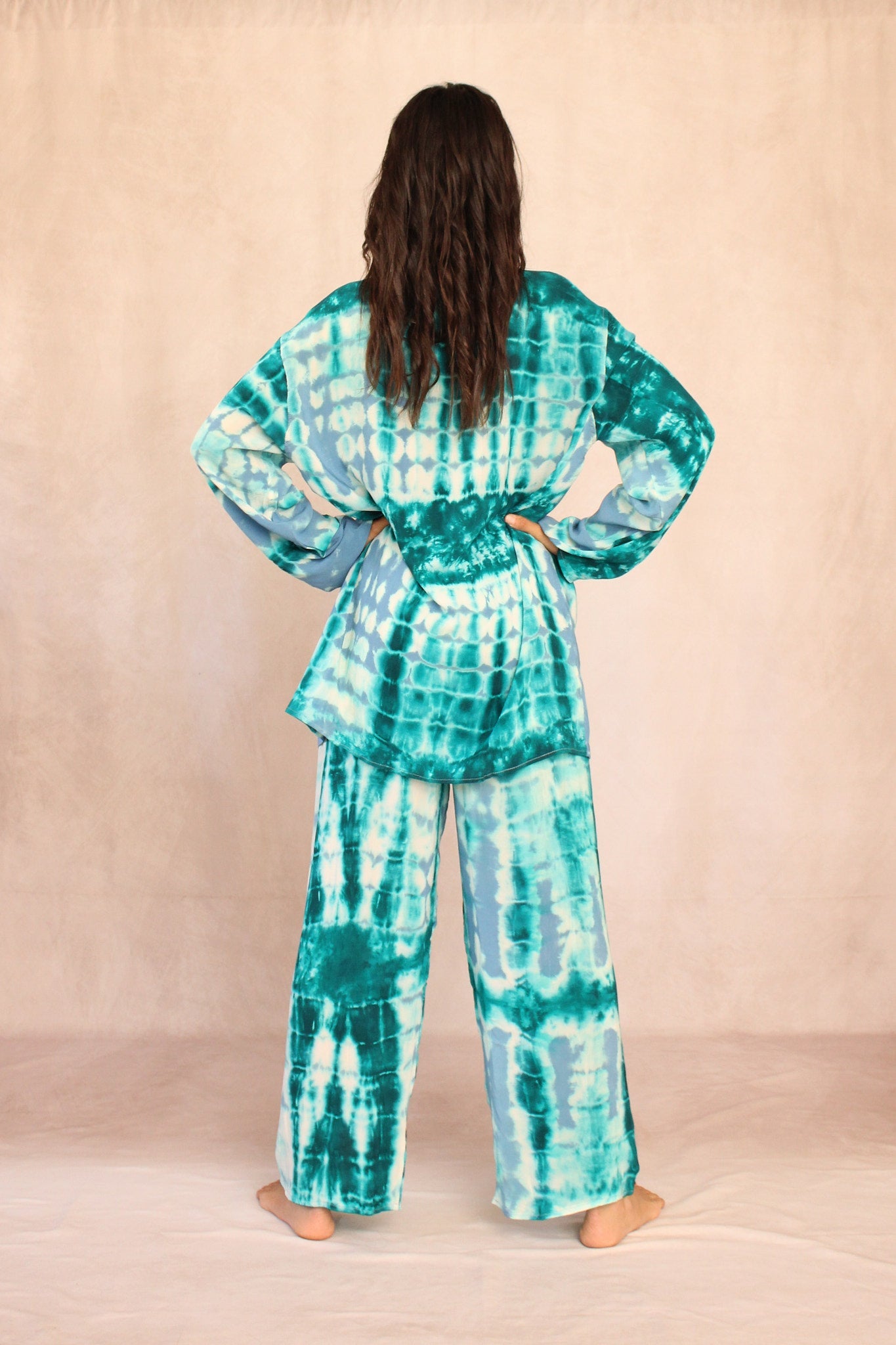 SHIBORI SILK SET
