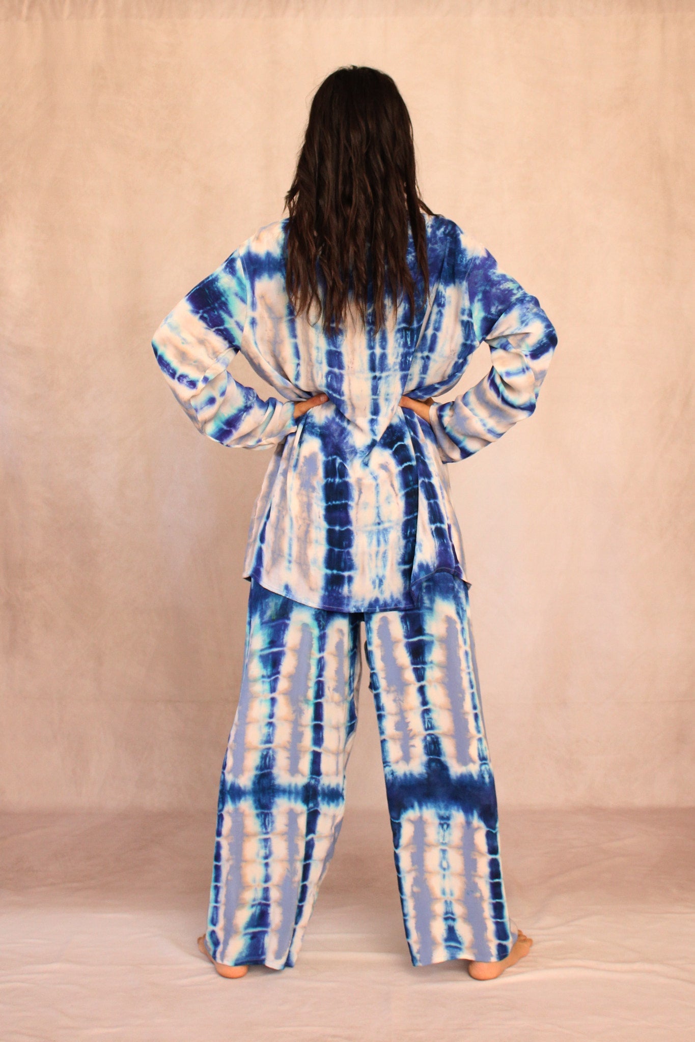 SHIBORI SILK SET