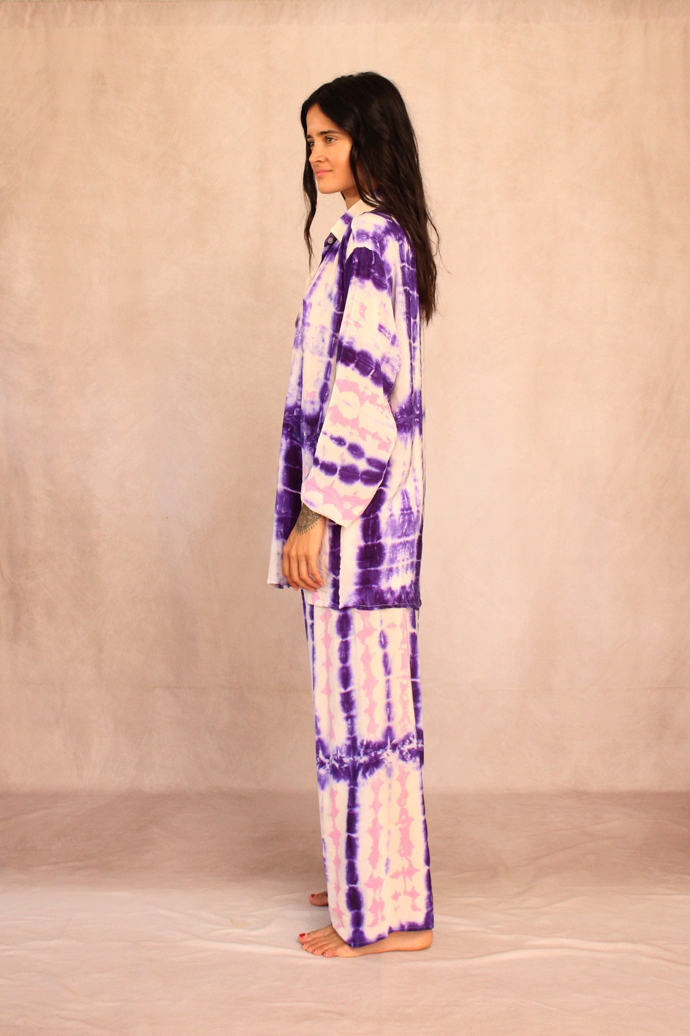 SHIBORI SILK SET