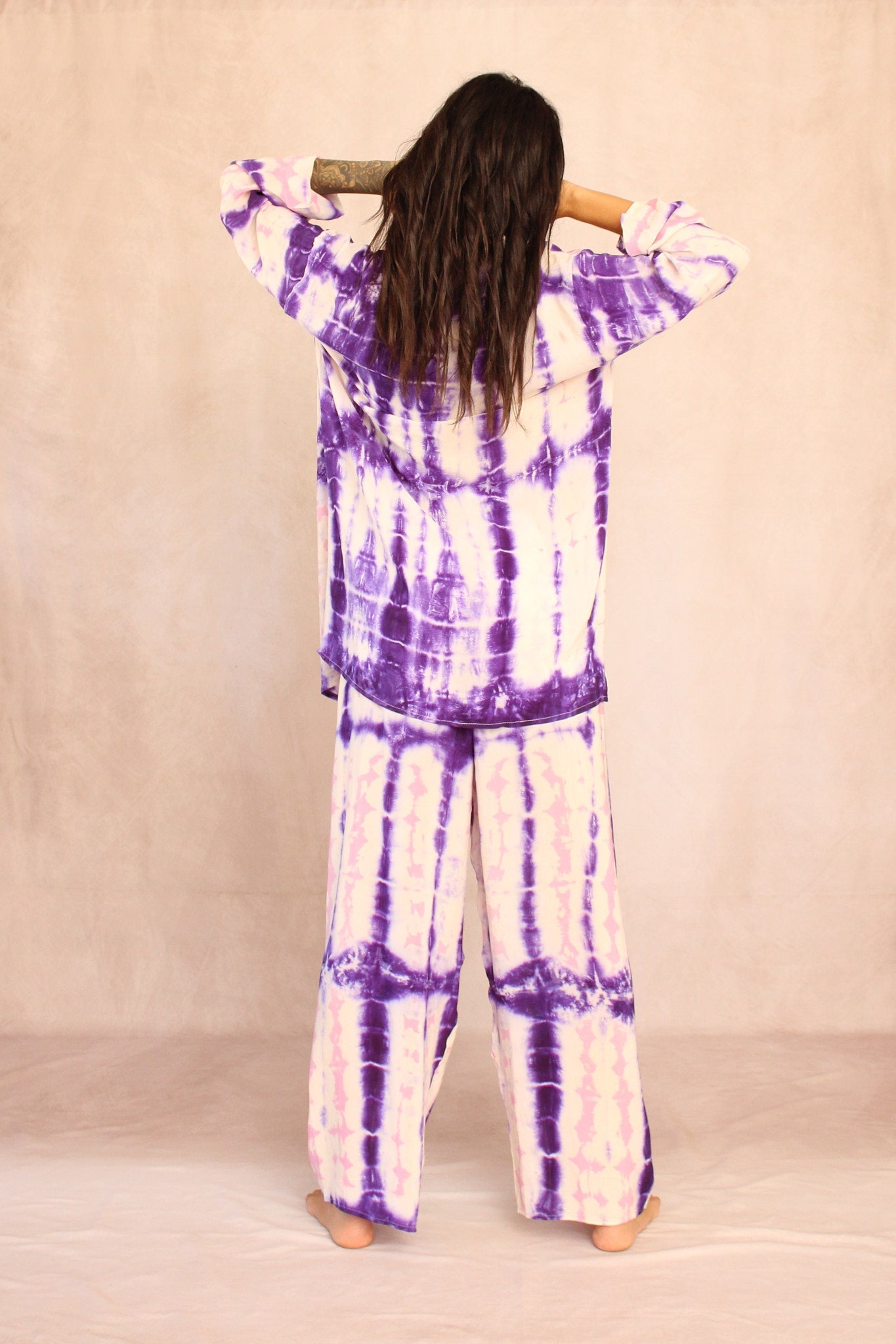 SHIBORI SILK SET