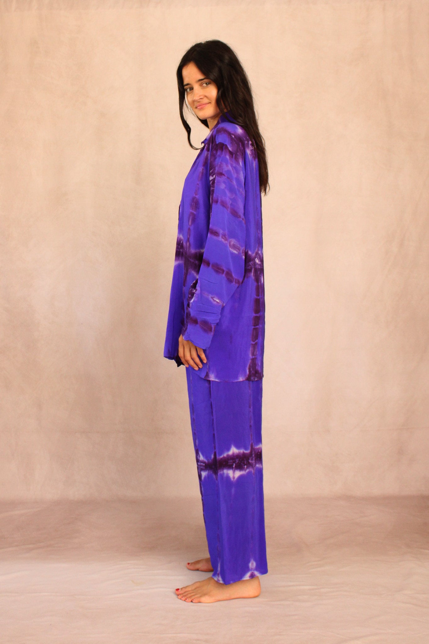 SHIBORI SILK SET