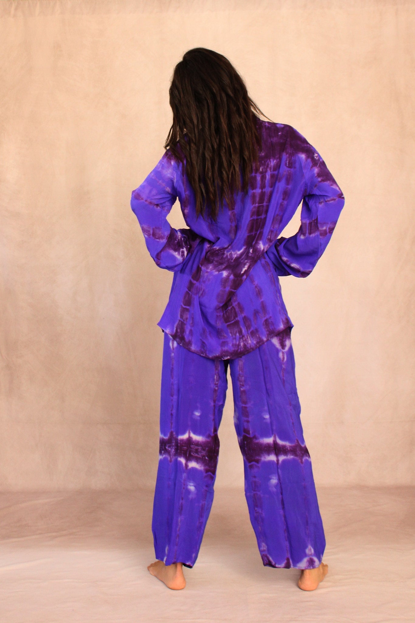SHIBORI SILK SET