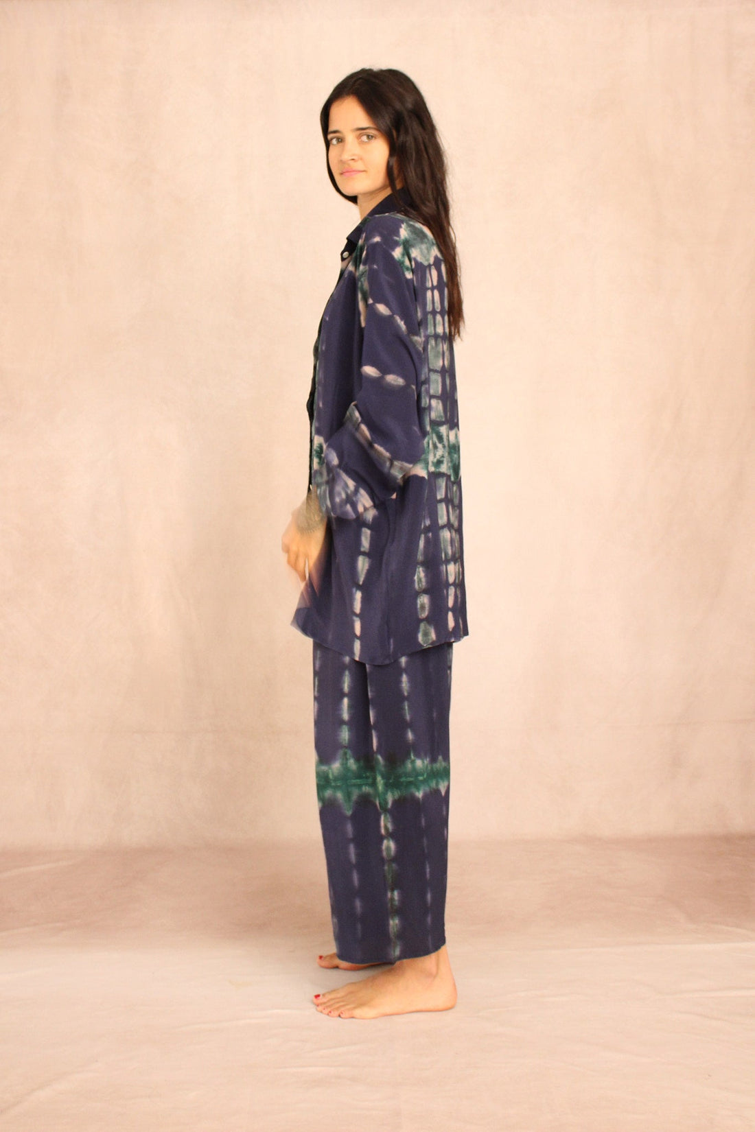 SHIBORI SILK SET