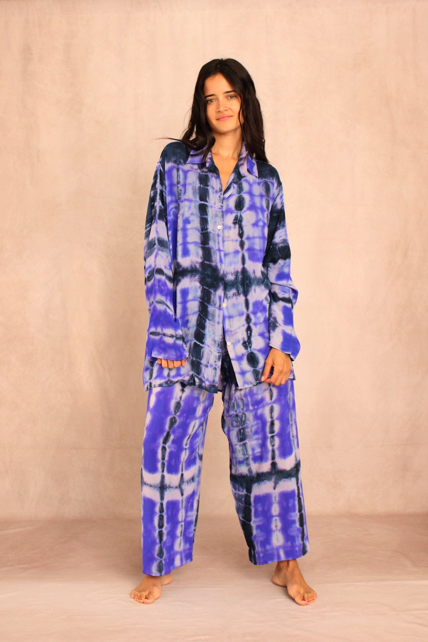 SHIBORI SILK SET