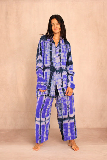 SHIBORI SILK SET