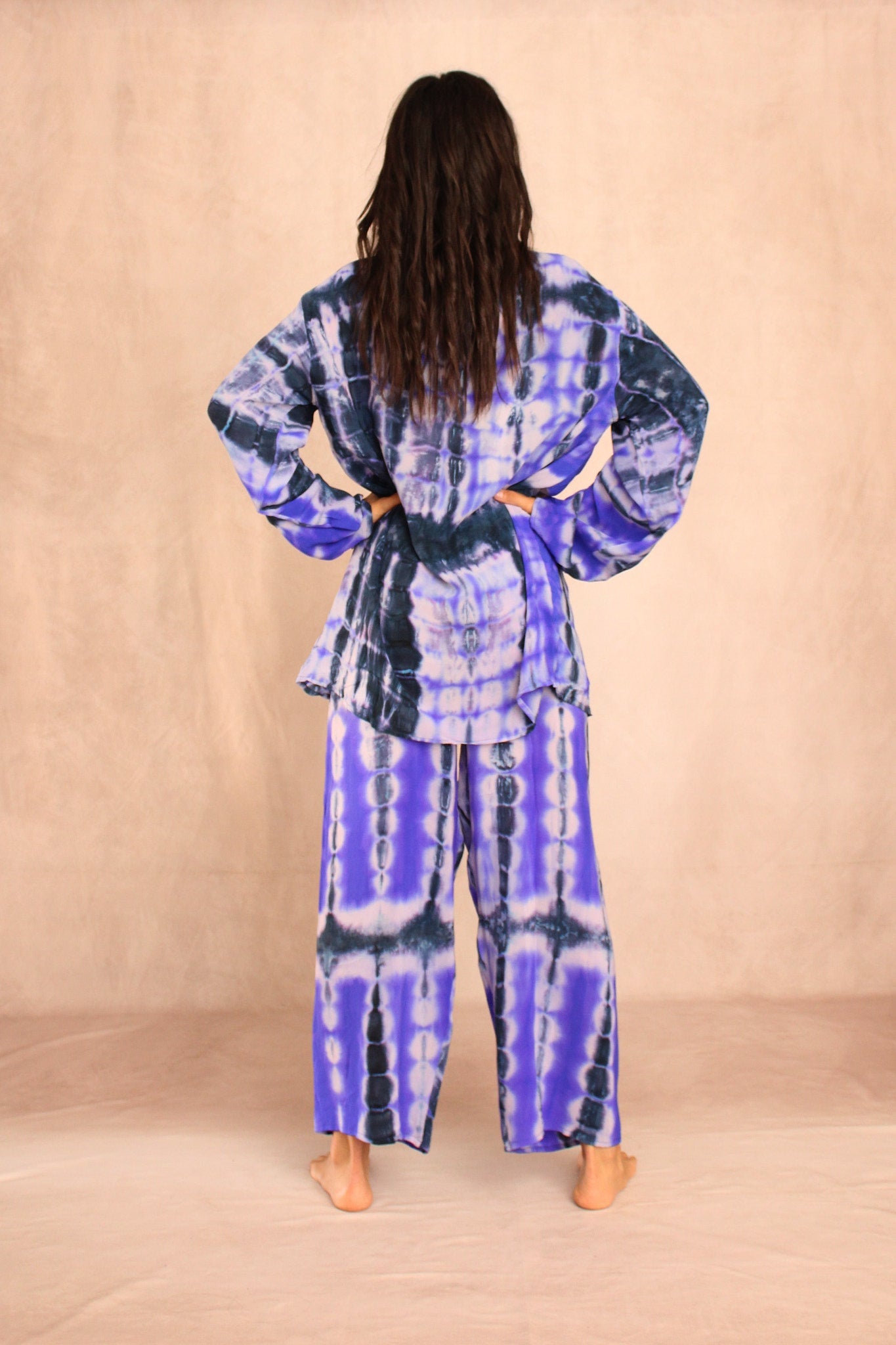 SHIBORI SILK SET