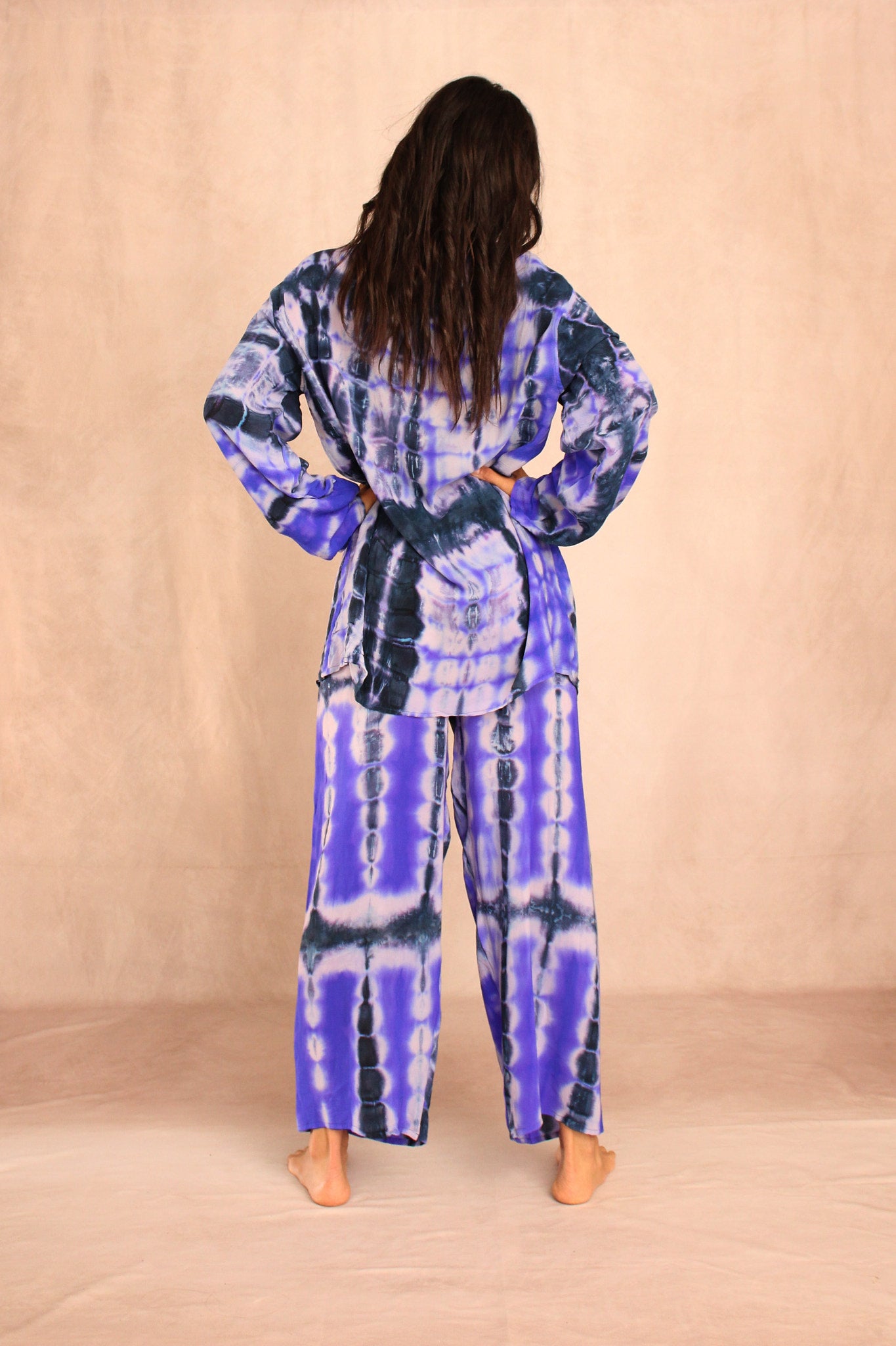 SHIBORI SILK SET