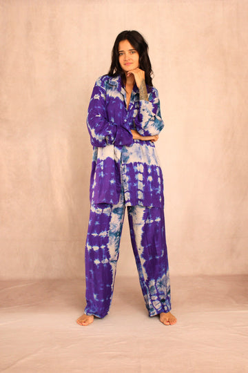 SHIBORI SILK SET