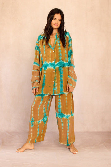 SHIBORI SILK SET