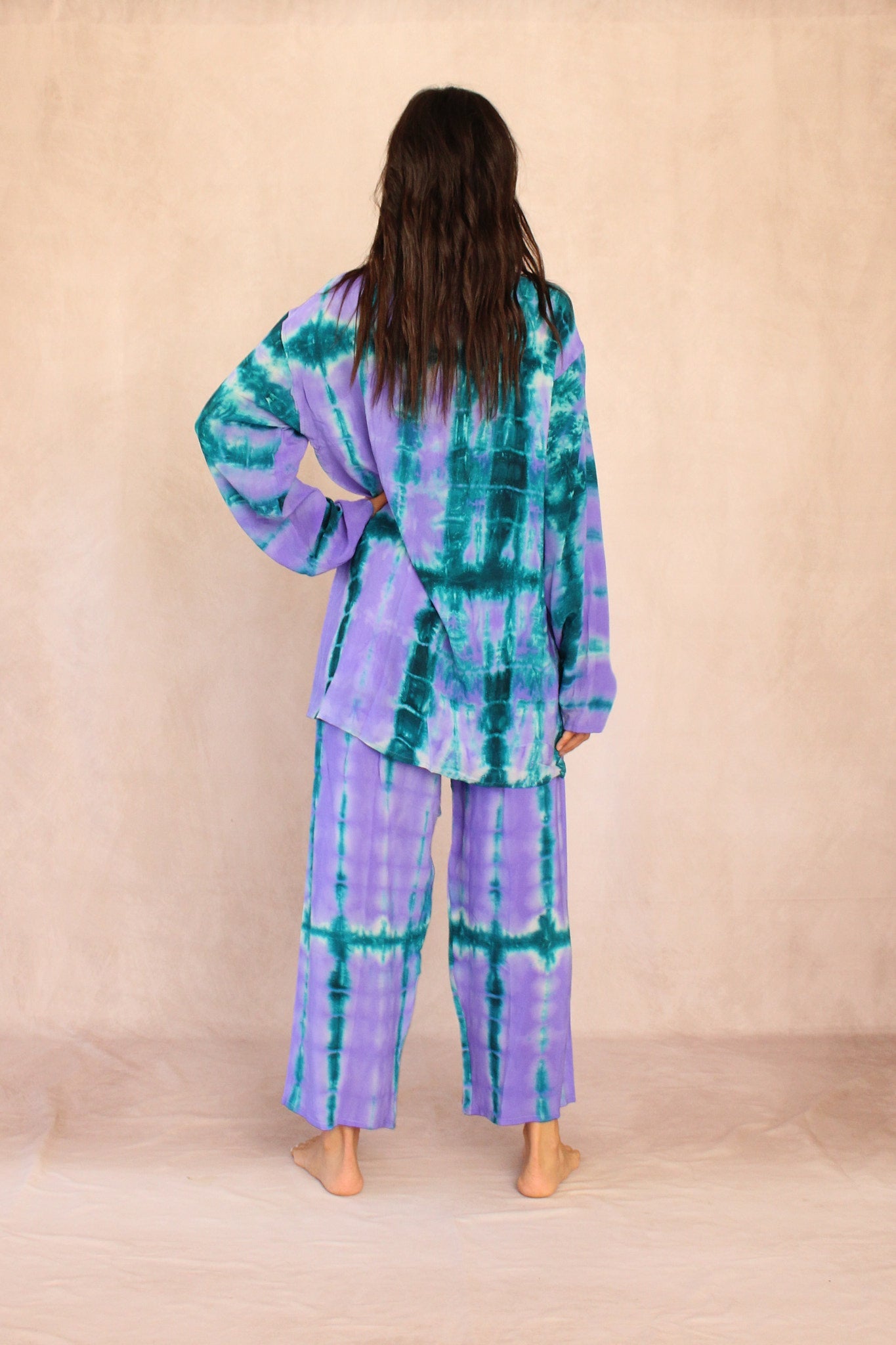 SHIBORI SILK SET
