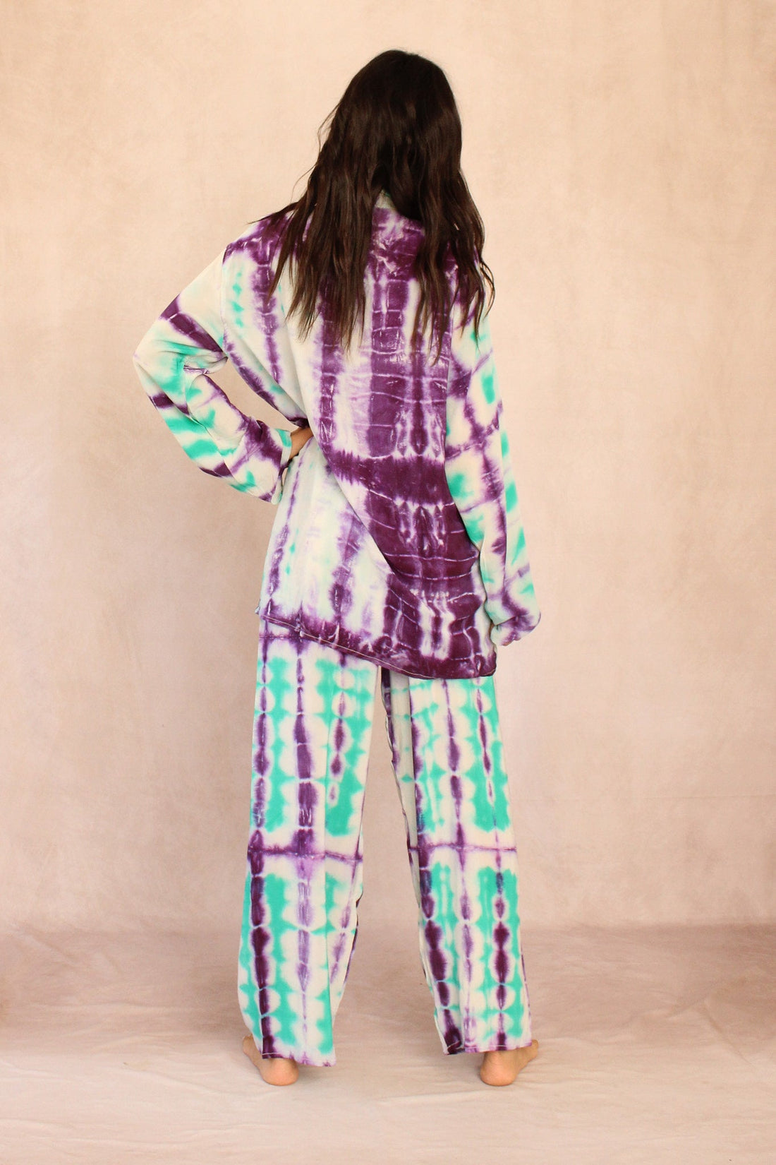SHIBORI SILK SET