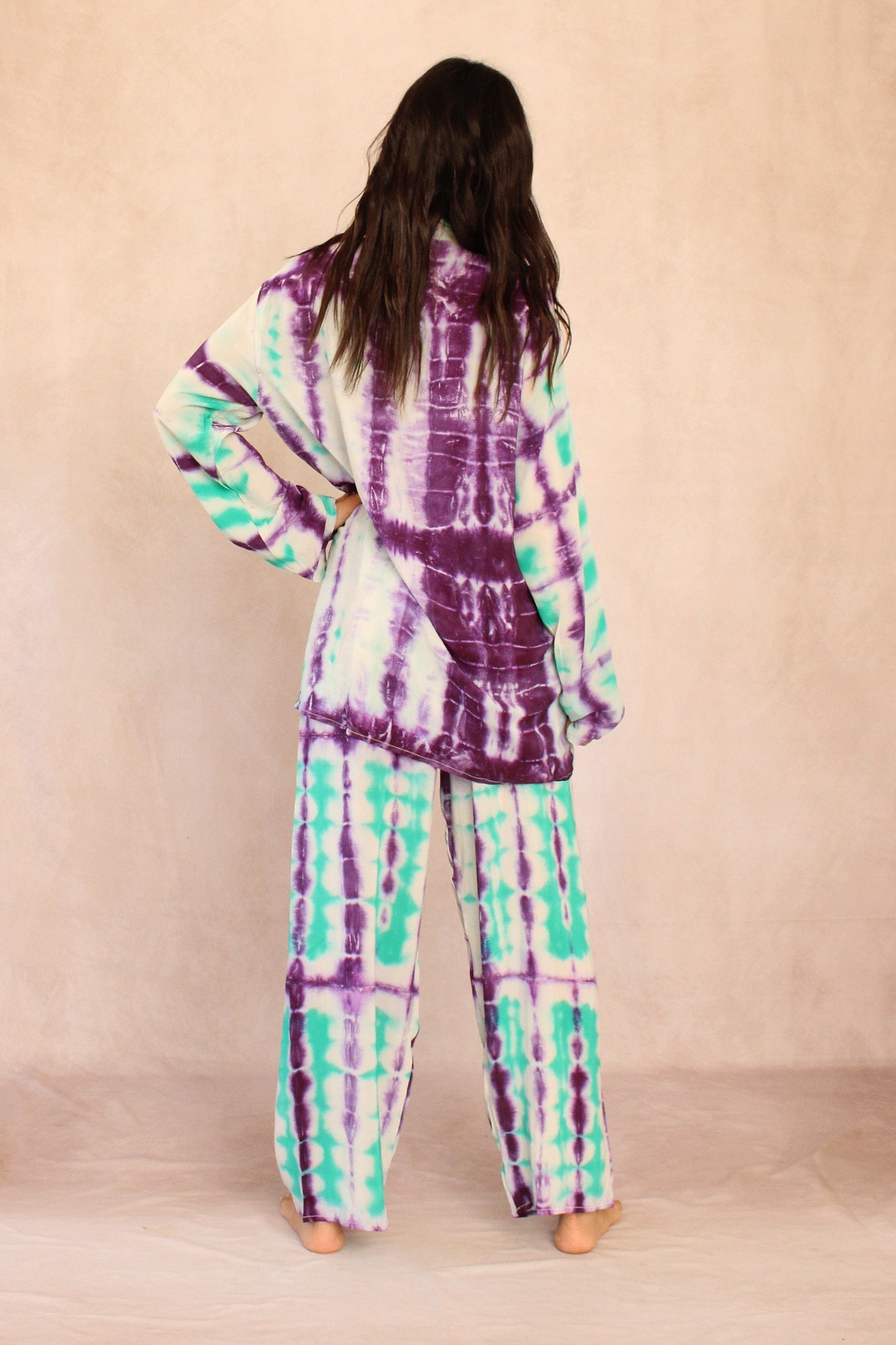 SHIBORI SILK SET