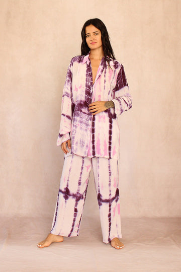 SHIBORI SILK SET