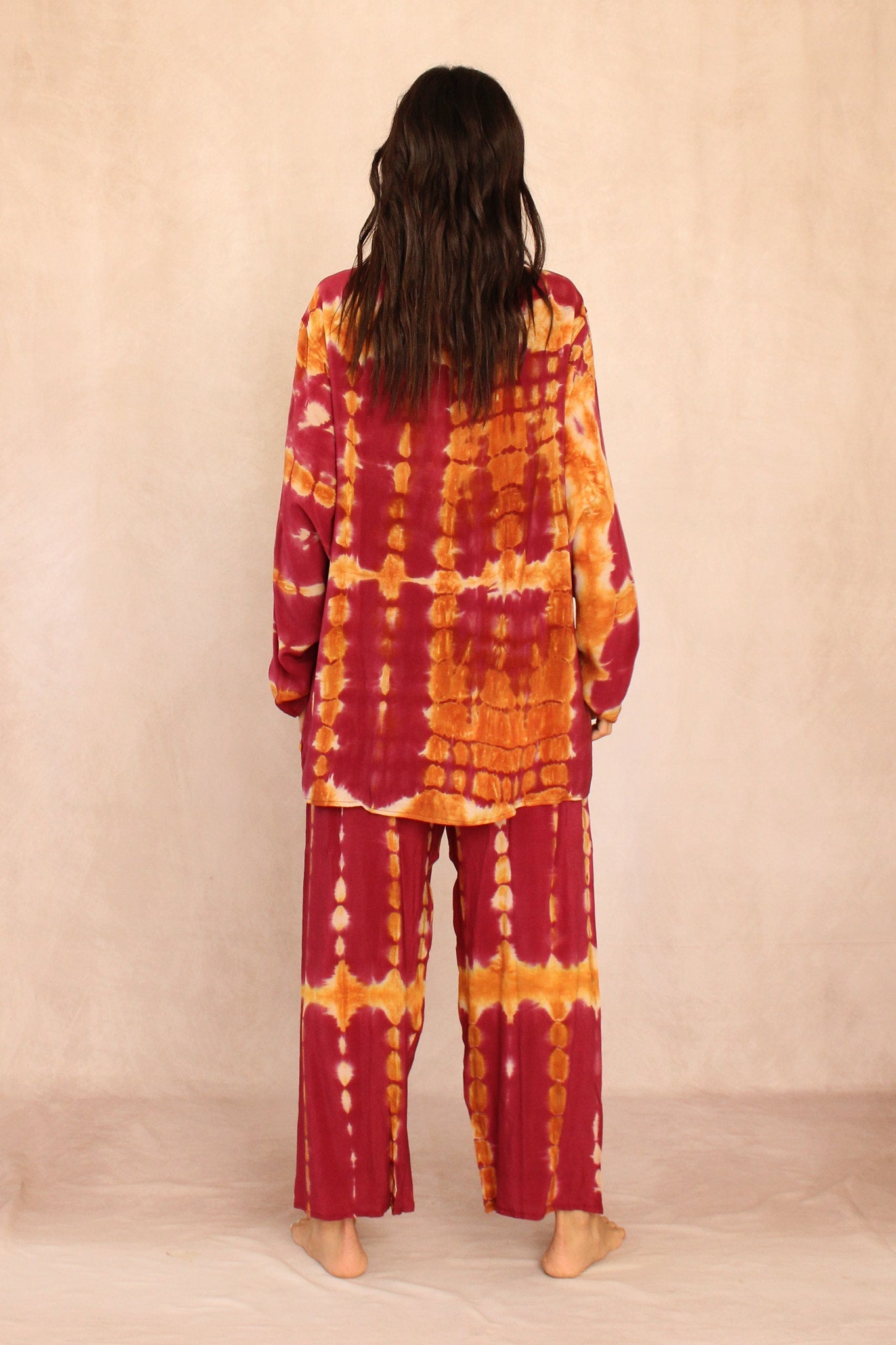SHIBORI SILK SET