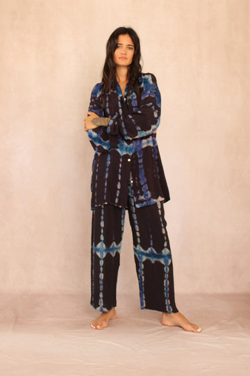 SHIBORI SILK SET