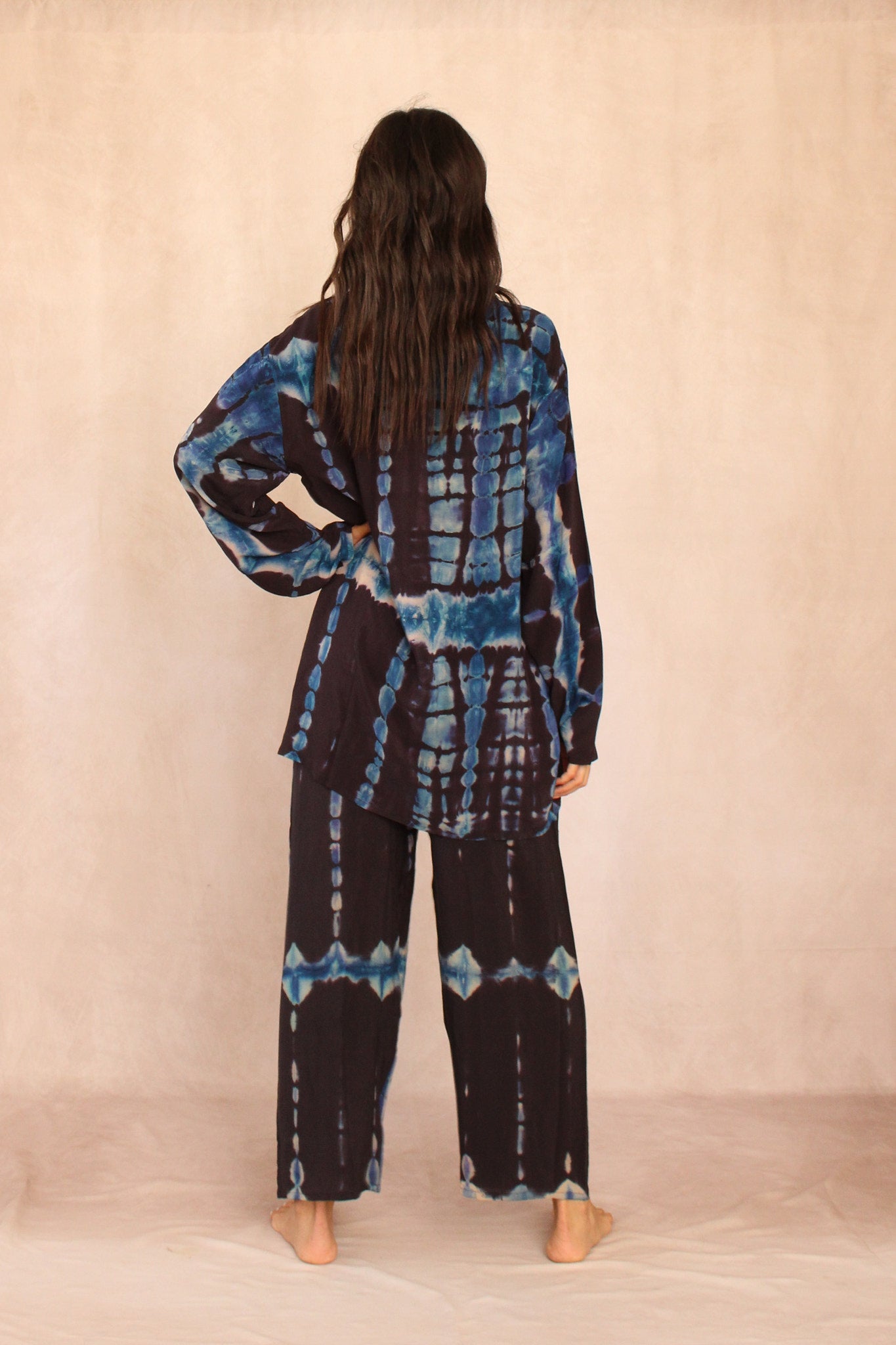 SHIBORI SILK SET
