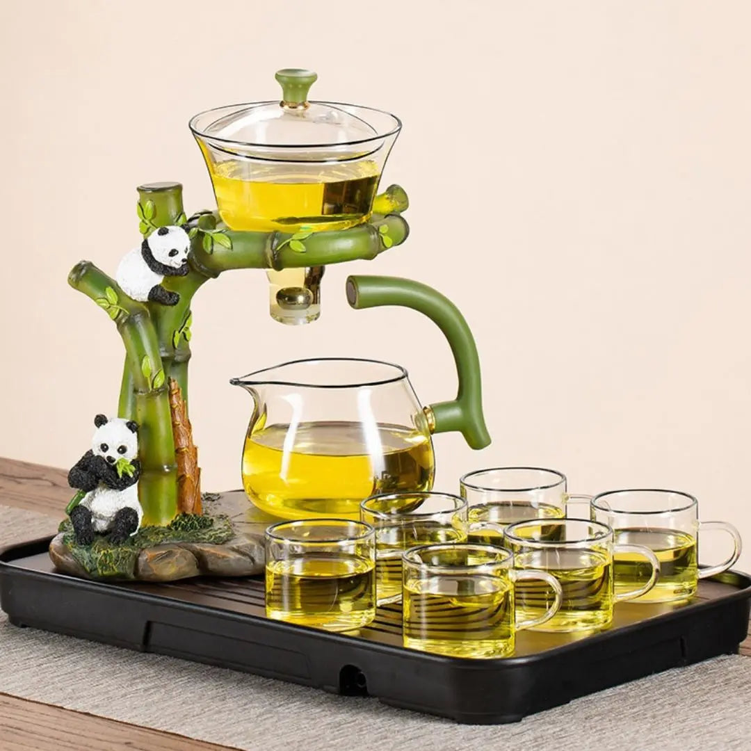 Panda Bamboo Kung Fu Lazy Tea Set